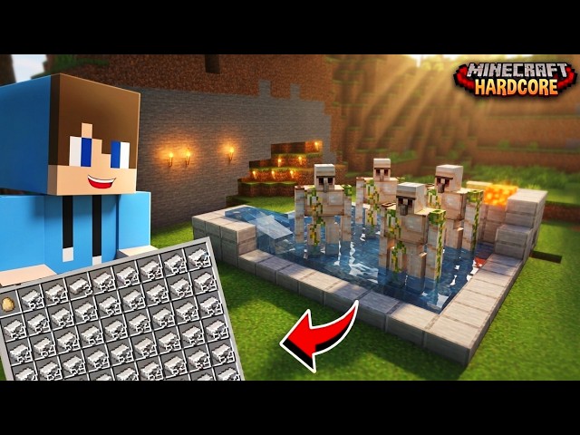 500+ STACKS In 1 HOUR! Most EFFICIENT IRON FARM.