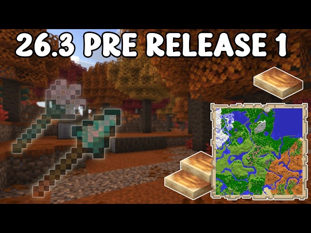 First Pre-release, Ghost Items Removed & More! - Minecraft 26.3 Pre-release 1