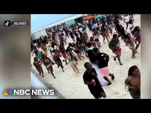 Chaos erupts during spring break in Florida