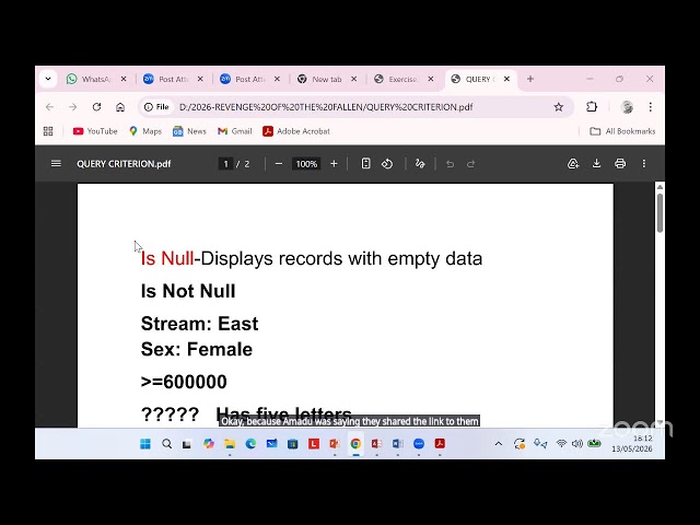 Electronic Database Holiday lesson 3 by Lukyamuzi Ronald.