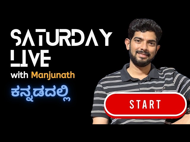 Saturday Live For Coders in Kannada
