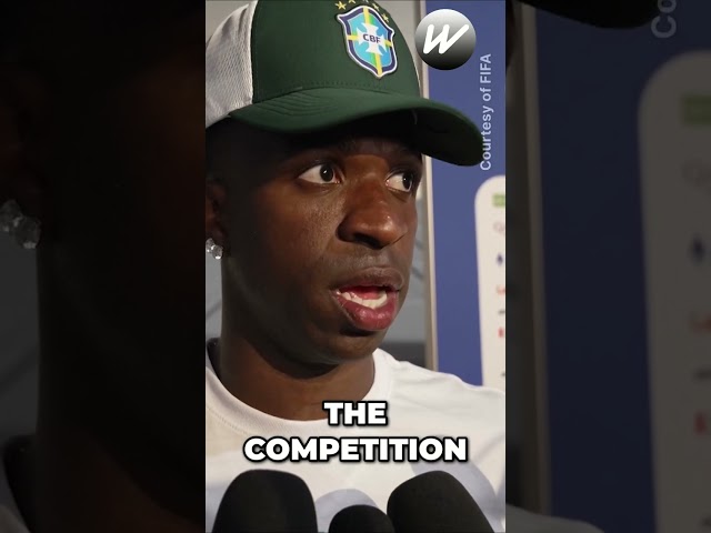 Vini Jr Opens Up on World Cup Exit Pain #shorts
