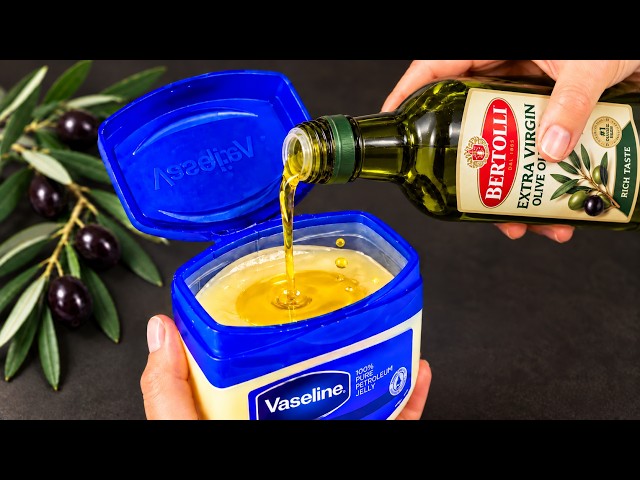 Mix Vaseline and olive oil! I never thought it could work wonders!