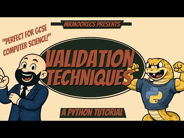Validation Techniques - Python Tutorial - OCR GCSE (J277) 9-1 Computer Science