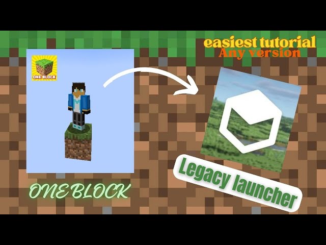 How to install One Block in Minecraft Legacy Launcher| 2 minute tutorial| 1.16-1.21.4|