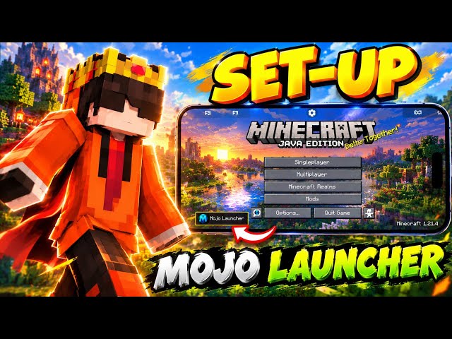 HOW TO PLAY MINECRAFT JAVA ON MOBILE! | MOJO LAUNCHER SETUP 2026 📱⚡