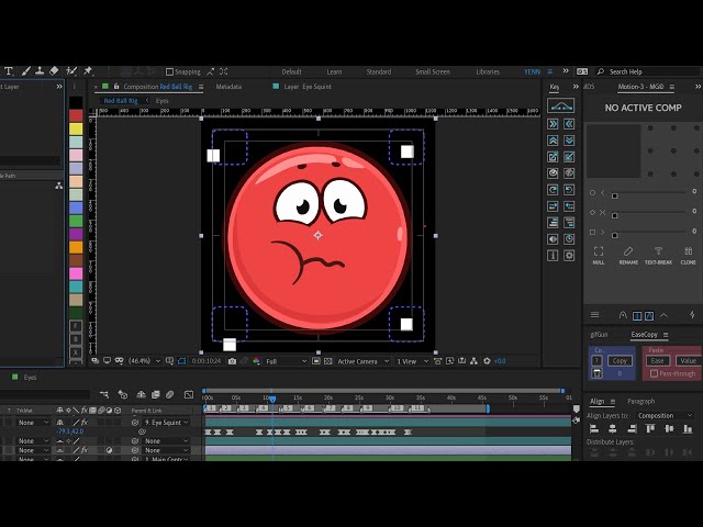 How to Rig Red Ball Mukabang Animation Behind the Scenes #shorts