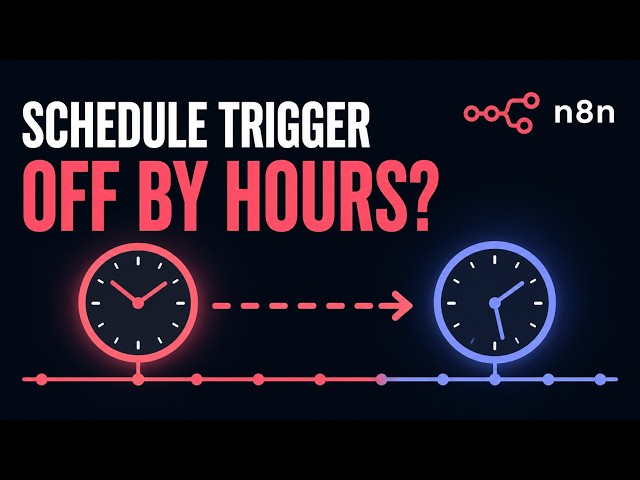n8n Schedule Trigger Running at the Wrong Time? Fix Timezone + DST