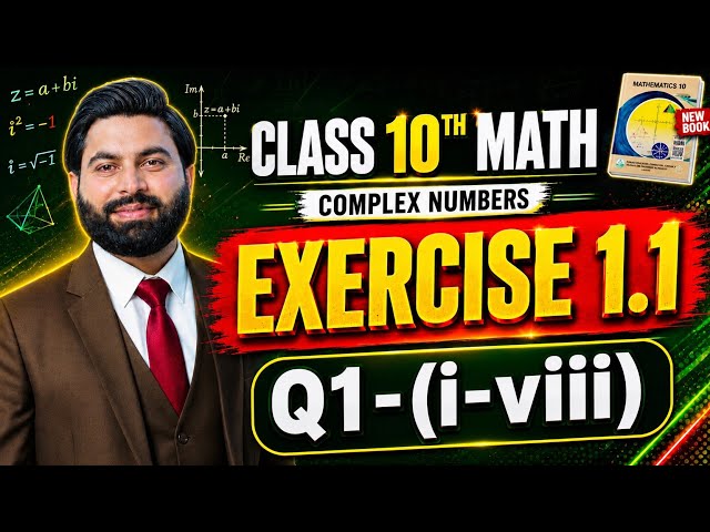 Class 10th Math New Book Ch 1 Exercise 1.1 Q1-(i-viii)-10th Class Math New Book Exercise 1.1 Q1