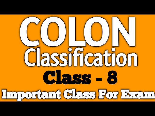 Colon Classification Practical Class 8 || Library Science Practical class || BLIS Practical Class