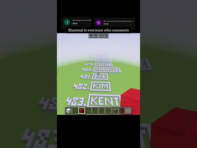 Thanks for your support #minecraft #gaming #mcpe