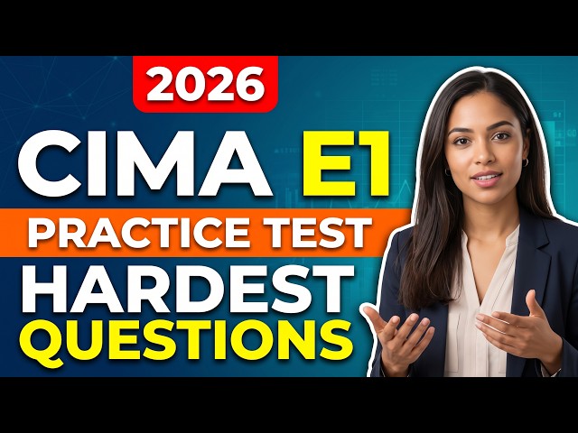 CIMA E1 Managing Finance In A Digital World Practice Exam: 10 Questions With Answers 2026 Prep