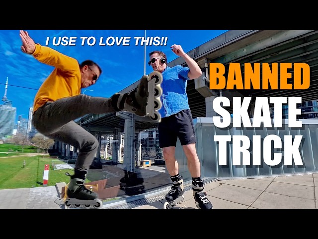 Banned Rollerblading Stunt - You Would Stop It Too!