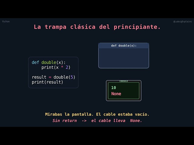 print vs return: The Most Common Mistake When Learning Python | Ludwig Explains