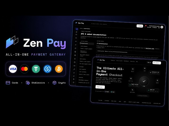 ZenPay - Create Your Own Payment Gateway | Accept Credit & Debit Cards Using Next.js & Node.js