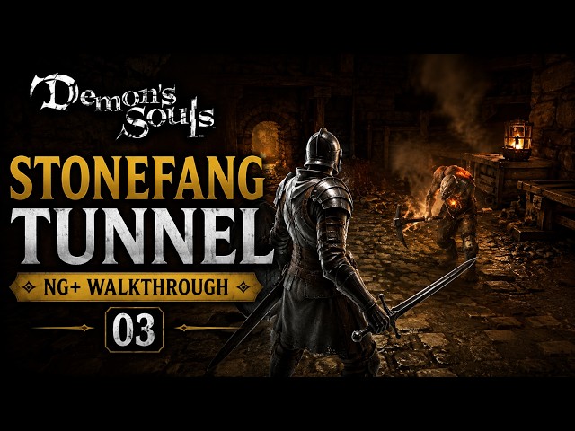 NG+ Stonefang Tunnel Boss - Demon's Souls PS3 Gets BRUTAL
