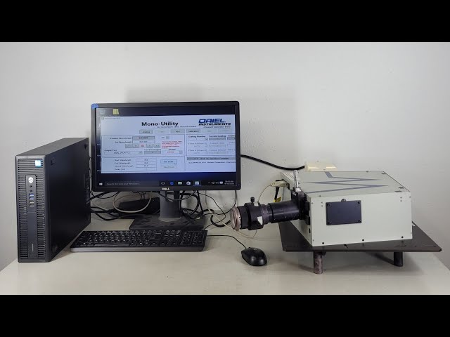 Testing a Thermo Oriel 74100 Cornerstone 260 1/4m Monochromator 77259 XYZ Lens
