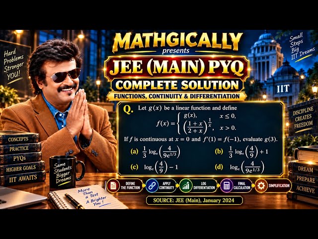 JEE MAIN 2024 PYQ | CONTINUITY & DIFFERENTIABILITY | COMPLETE SOLUTION | EASY METHOD