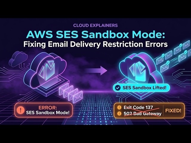 AWS SES Sandbox Mode: Fixing Email Delivery Restriction Errors