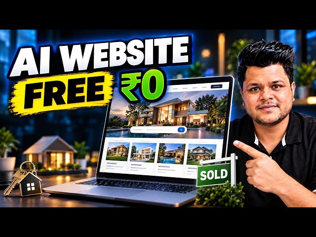 AI Website Builder: Build a Real Estate Website FREE & Sell It (No Coding)