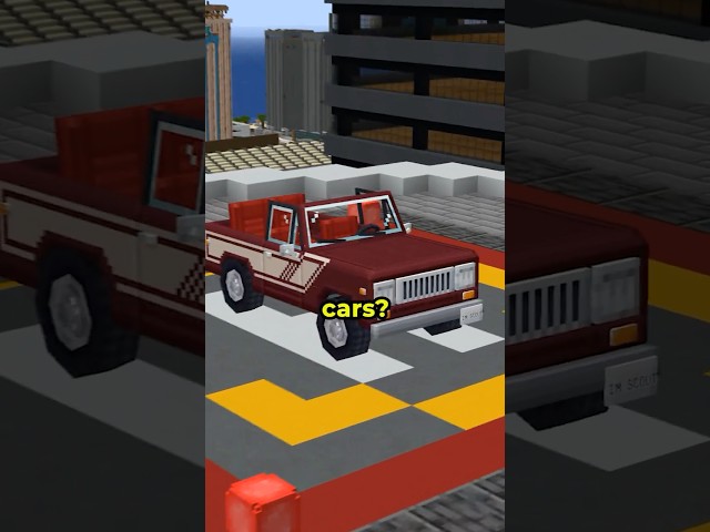 what if minecraft had cars?
