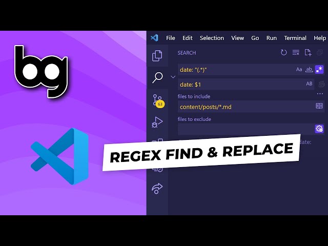 🔎 vscode | regex find and replace