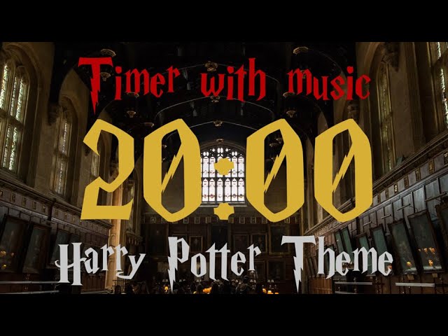 Countdown with magic music for 20 minutes
