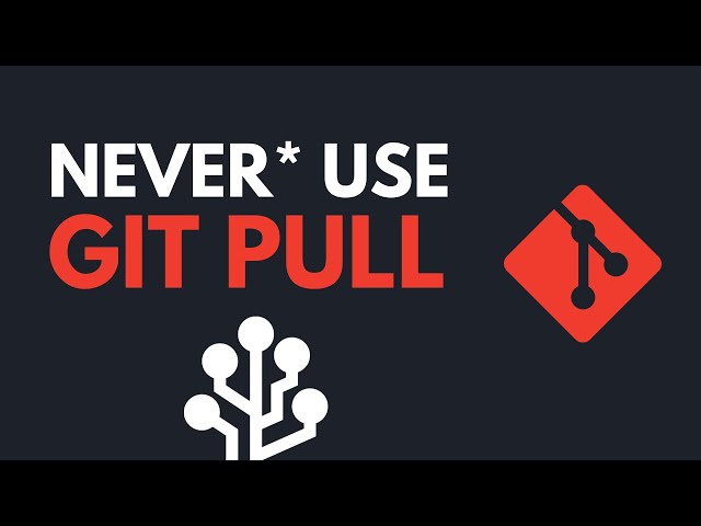Never* use git pull
