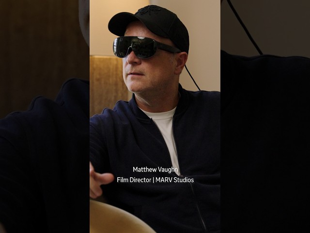 Sir Matthew Vaughn tries Meta VR Glasses