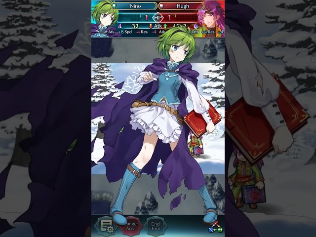 Fire Emblem Heroes - Infernal Hugh & Niime Bound Hero Battle (Nino & 3x Dancers)