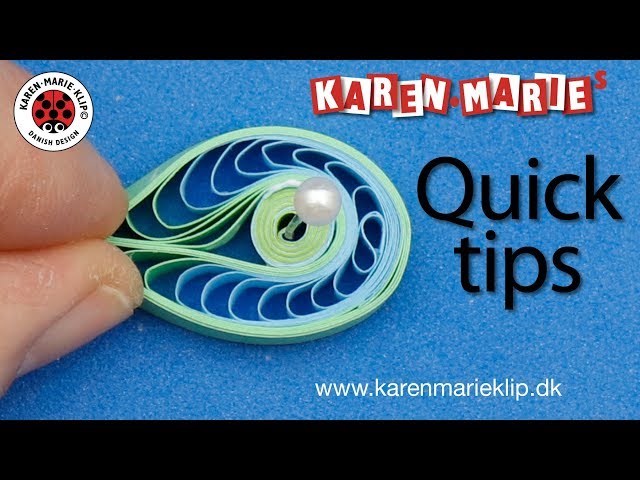 Quilling Comb Figure (QuickTips)  - Karen Marie Klip & Papir