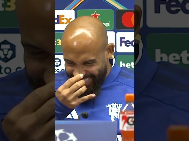 Carrick Makes Mbeumo Laugh In Our Press Conference 😅🎙️