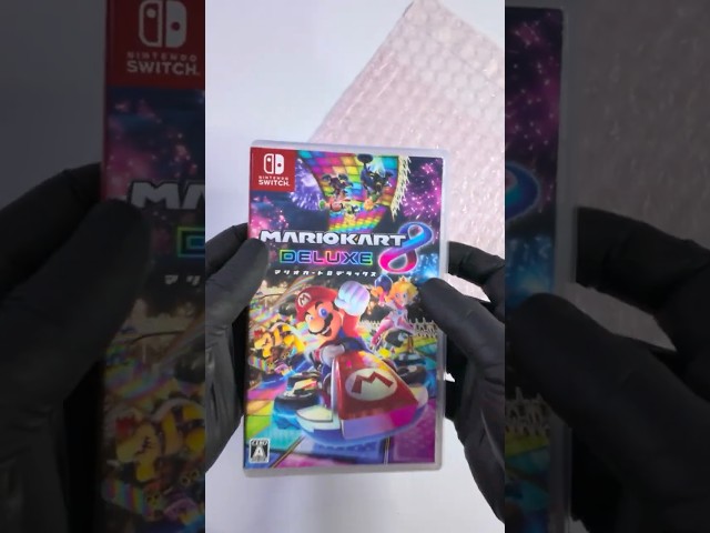 Mario Kart 8 Deluxe Unboxing (Japanese Import)