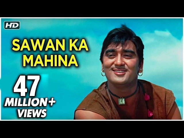 Sawan Ka Mahina Pawan Kare Sor - Milan - Mukesh & Lata Mangeshkar - Laxmikant Pyarelal Hit Songs
