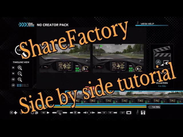 ShareFactory Tutorial | Side by side