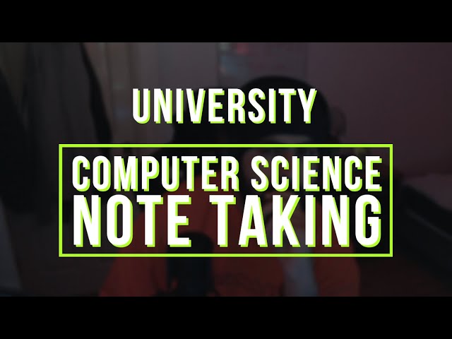 The Ultimate Revision and Note Taking Tool for Computer Science at University!