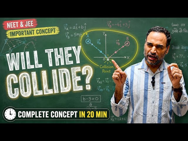 When Will Two Particles Definitely Collide? | Relative Motion | NEET JEE Physics