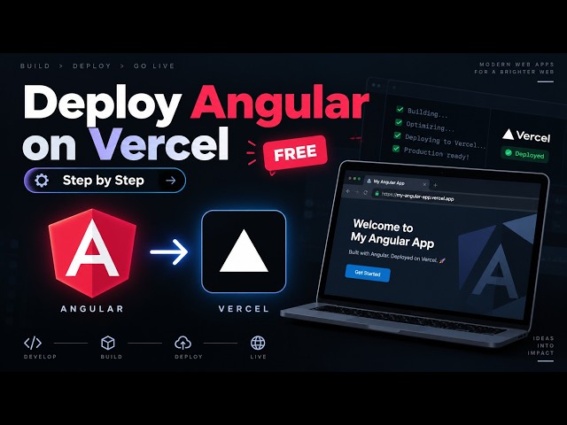 How to Deploy Angular App on Vercel for Free | Step-by-Step Guide