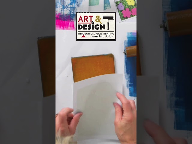 Art & Design Through Gel Plate Printing with Tara Axford - Online Art Course