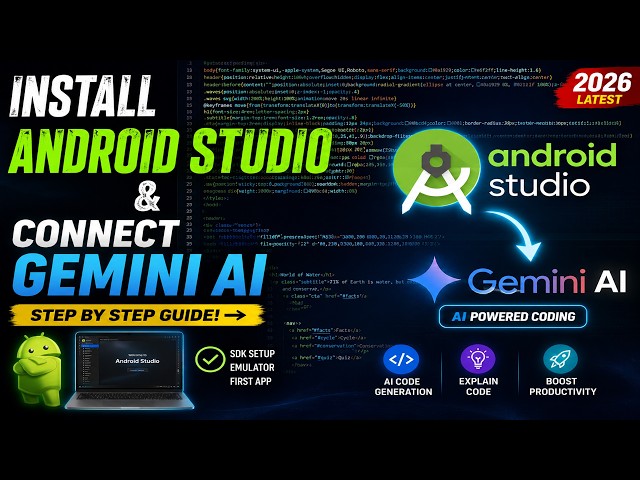 How to Install Android Studio & Connect Gemini AI for Android Development