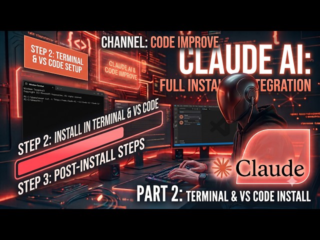 Full Installation & Setup (Terminal + VS Code) | #2 | Claude Code Tutorial