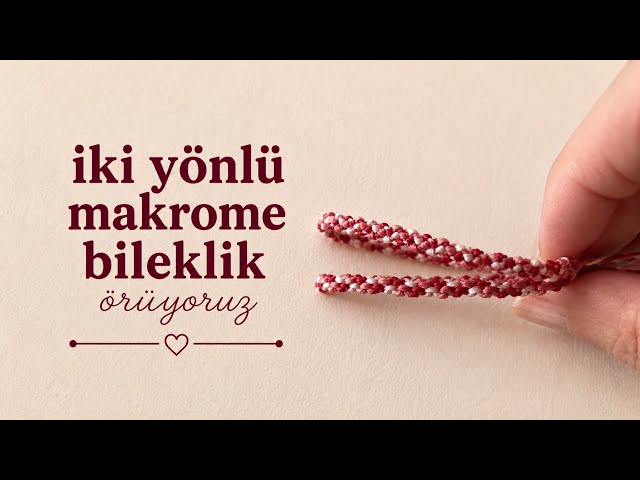 MAKROME 🌸 BİLEKLİK | MACRAME BRACELET TUTORIAL 