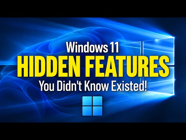 Windows 11 Hidden Features You Didn't Know Existed! 2026
