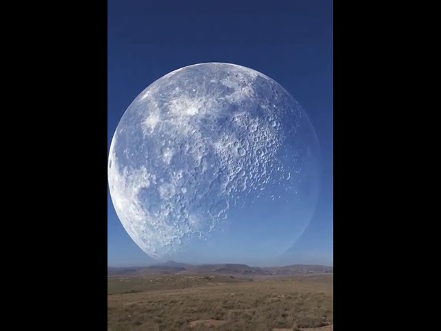 The Moon  In between Russia and Canada on North Pole, near Artic ocean, in the orbit of the Earth.