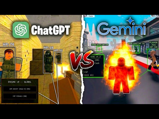 ChatGPT vs Gemini: I Forced AI to Make Roblox Cheats (IT ACTUALLY WORKS!)