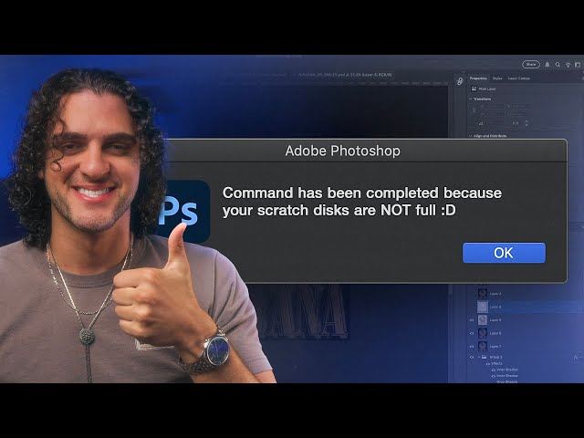 How to ACTUALLY Fix Photoshop's Scratch Disk Error Once and For All