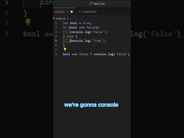 Ternary Operator JS - Powerful Alternative To Simple If Statements