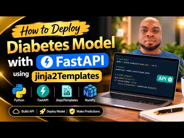 How to deploy diabates model with Fastapi.