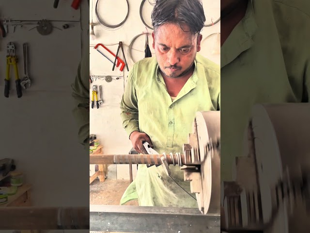 Volute Spring on Lathe ⚙️ | Incredible Steel Spring Making #springmaking