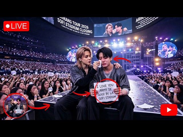 🚨 BTS's Jimin & Jungkook's Most Emotional Final Night (Messages & Reflections) at SoFi Stadium! 🏟️😭